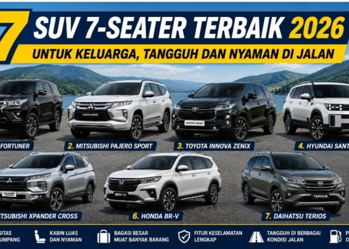 Rekomendasi 7 SUV 7-Seater 2026 untuk Keluarga, Tangguh dan Nyaman di Jalan
