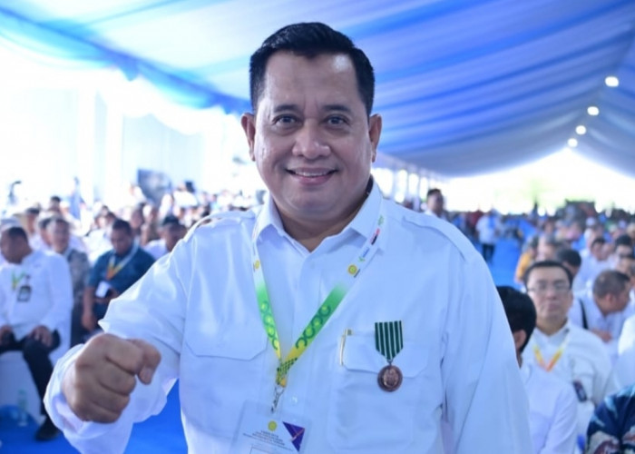 Berkat Capaian Produksi GKG, Bupati Banyuasin Raih Penghargaan dan Satyalencana Wira Karya