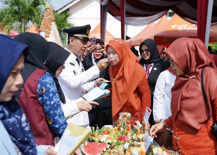 Camat Inovatif! Festival Telur Talang Kelapa Meriah, Kampanye Gizi Dikemas Kreatif