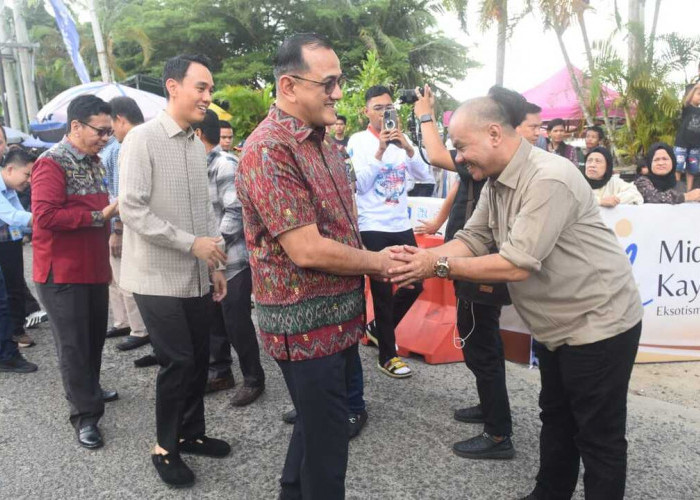 Sekda Sumsel Hadiri Tradisi Midang Morge Siwe di Kayuagung