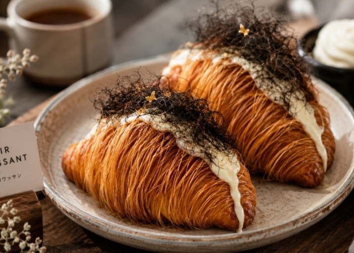 Hair Croissant, Pastry Viral yang Ramai Diburu Pecinta Kuliner, Ini Fakta Menariknya
