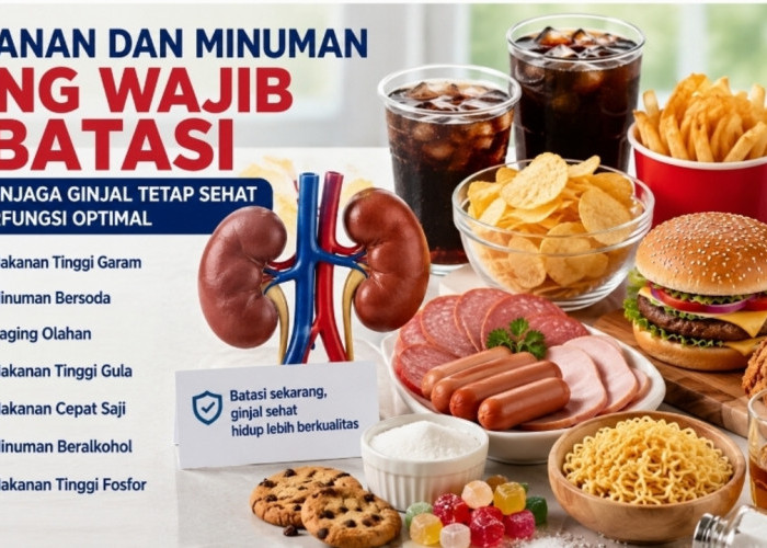 Ingin Ginjal Tetap Sehat? Batasi Konsumsi Makanan Asin, Minuman Manis, dan 5 Jenis Lainnya