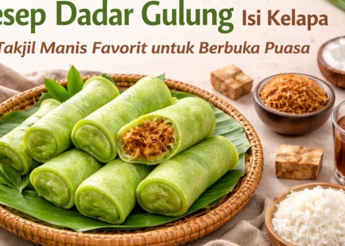Resep Dadar Gulung Lezat untuk Berbuka Puasa, Cara Membuatnya Mudah Banget!