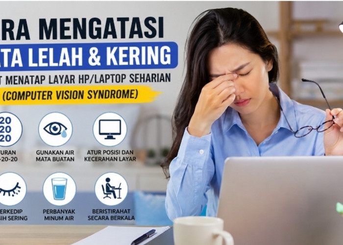 Mata Perih, Kering, dan Buram Setelah Menatap Layar? Coba Lakukan Cara Ini