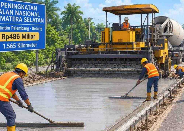 Rp486 Miliar Digelontorkan untuk Benahi Jalan Nasional Sumsel, Ruas Palembang-Betung Jadi Perhatian