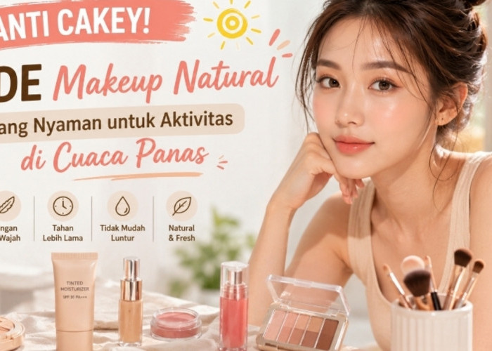 Anti Cakey! 7 Ide Makeup Natural yang Nyaman untuk Aktivitas di Cuaca Panas