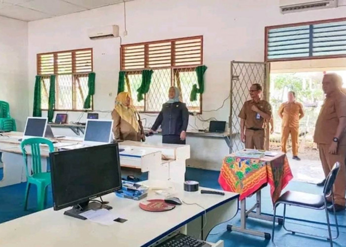 Kadisdikbud Banyuasin Monitoring Kesiapan TKA Jenjang SMP