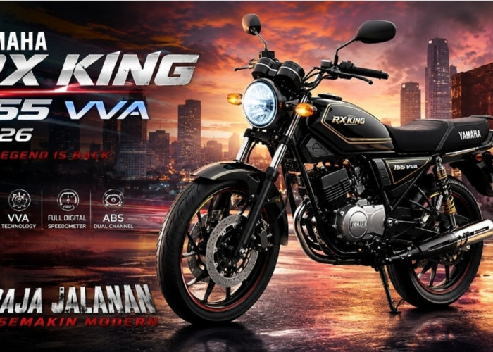 Si Raja Jalanan Naik Kelas! Yamaha RX King 155 VVA 2026 Usung Teknologi Premium dan Tampilan Elegan