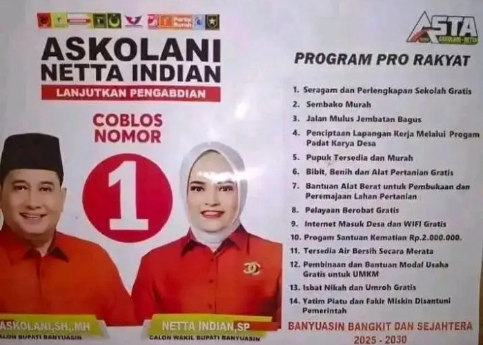 Warga Banyuasin Mulai Tagih Janji Kampanye, Soroti 14 Program Pro Rakyat Belum Terlihat Realisasinya