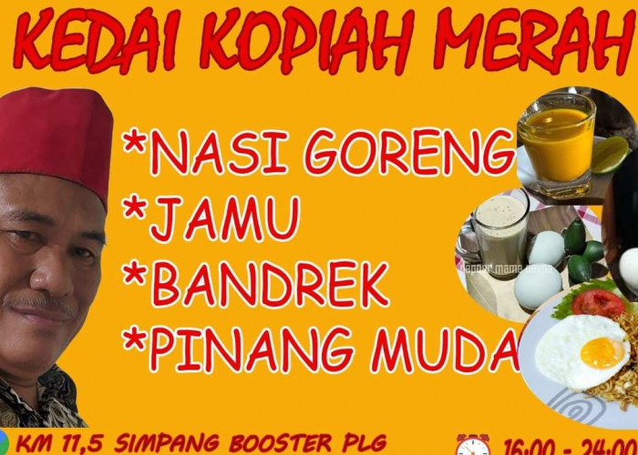 Kedai Jamu  Kopiah Merah Bikin “Oncak Bos” Perkasa, Ramuan Tradisional Kian Diminati
