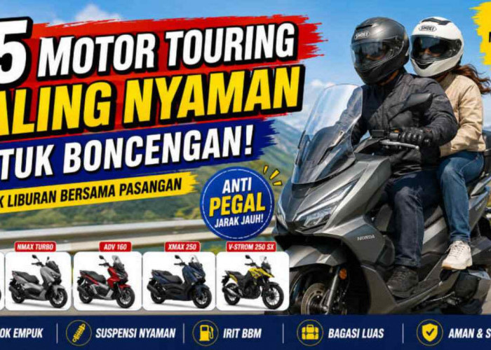 Mau Touring Bareng Pasangan? Ini 15 Motor Paling Nyaman untuk Perjalanan Jauh