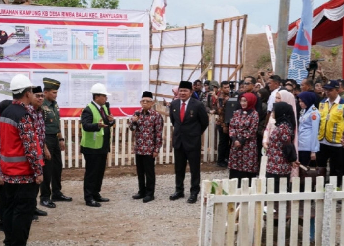 Wapres Ma'ruf Amin Resmikan Rumah Kampung KB, 5 Unit Rumah CSR Bank Sumsel Babel