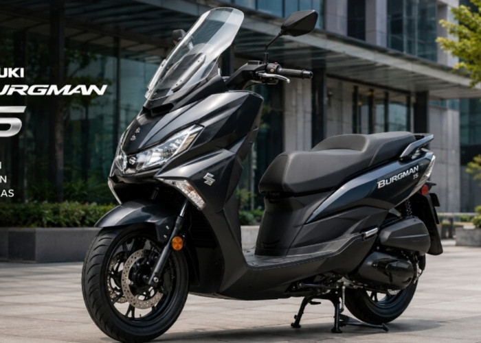 Suzuki Burgman 15 Siap Mengusik Dominasi PCX dan NMAX, Skutik Premium dengan Gaya Berkelas