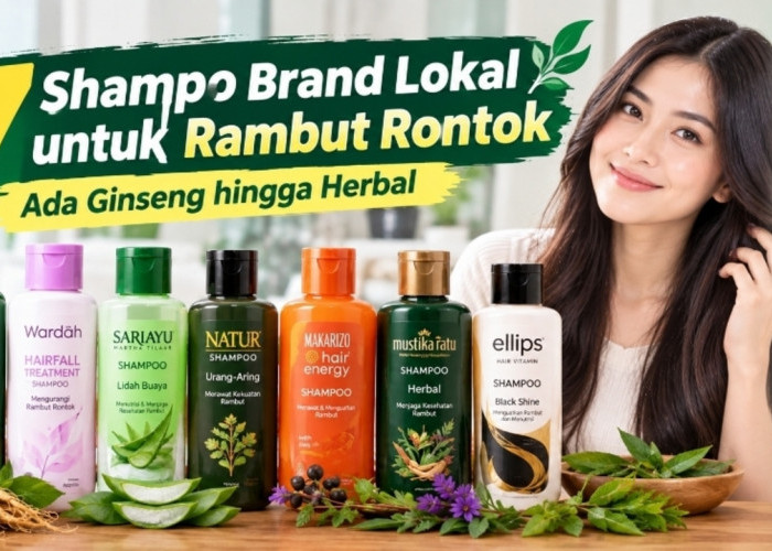 7 Shampo Brand Lokal untuk Rambut Rontok, Ada Ginseng hingga Herbal