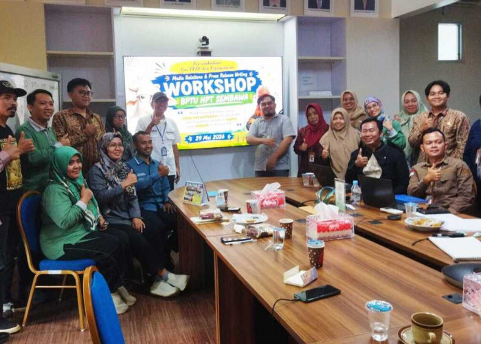 Workshop Media Relations dan Press Release Writing Digelar di BPTU HPT Sembawa