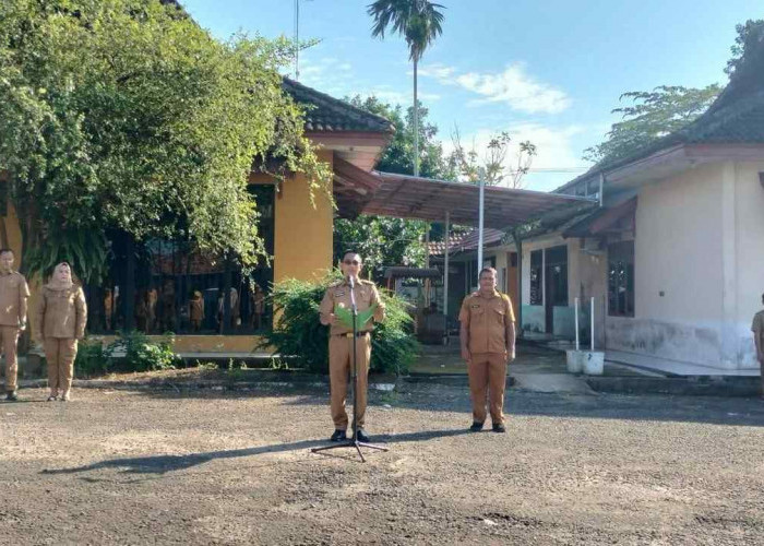 Apel Pagi Gabungan Banyuasin III, Lurah Kedondong Raye Tekankan Disiplin dan Sinergi ASN