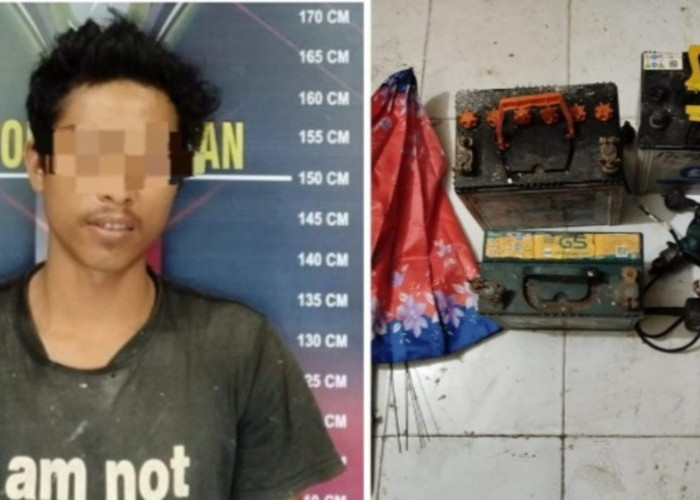 Curi Aki Jukung, BI Berhasil Dibekuk Polsek Rambutan Usai Buron