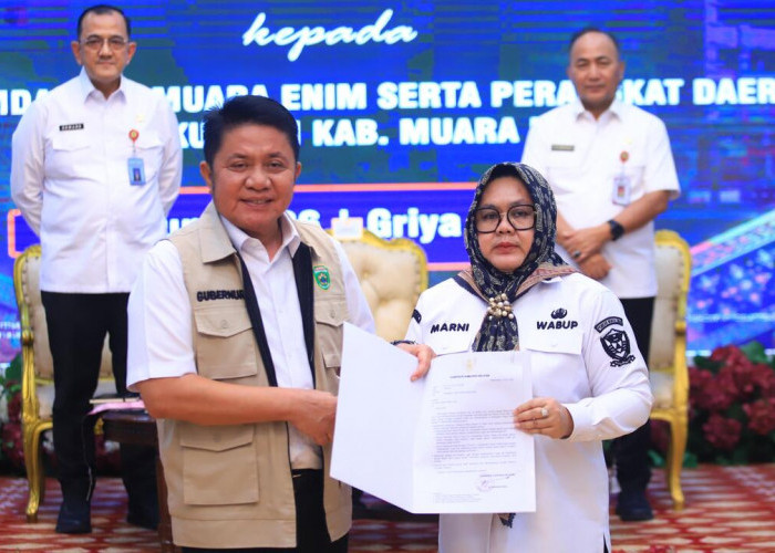 Sumarni Ditunjuk Sebagai Pelaksana Tugas Bupati Muara Enin, Herman Deru: Pemerintahan Tetap Berjalan