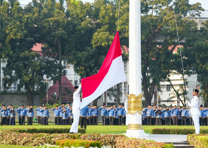 Sekda Sumsel Pimpin Upacara Hari Lahir Pancasila 2026