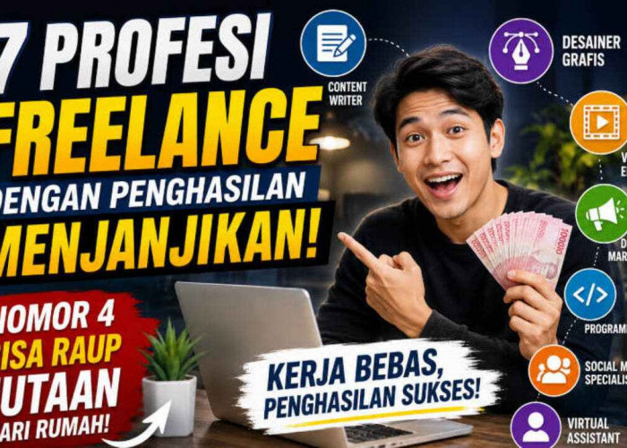 7 Profesi Freelance dengan Penghasilan Menjanjikan di 2026, Nomor 4 Bisa Raup Jutaan Rupiah dari Rumah!