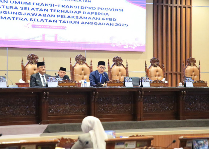 Fraksi DPRD Sumsel Apresiasi Kinerja Gubernur Herman Deru dalam Pengelolaan APBD 2025