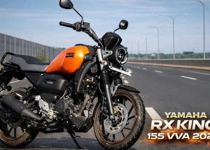 RX King Reborn! Yamaha RX King 155 VVA 2026 Gabungkan Desain Retro dan Mesin Modern