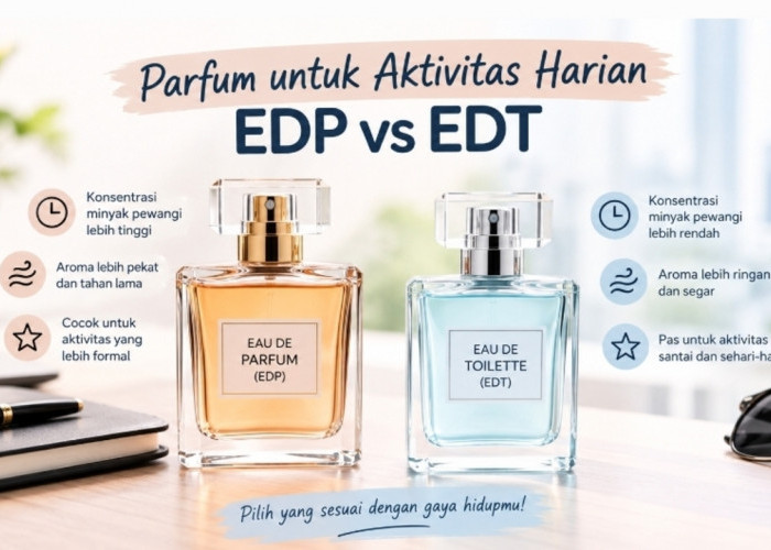 Pilih EDP atau EDT untuk Aktivitas Sehari-hari? Kenali Kelebihan dan Kekurangannya