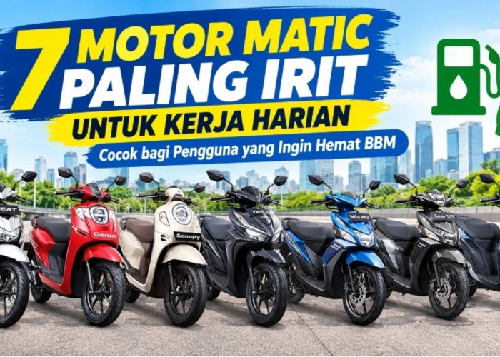 7 Motor Matic Paling Irit untuk Kerja Harian, Cocok bagi Pengguna yang Ingin Hemat BBM