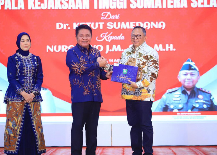 Herman Deru Sambut Kajati Sumsel Baru, Perkuat Penegakan Hukum Humanis
