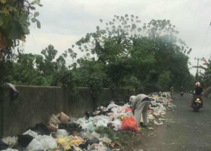 Keluhkan Sampah Menumpuk, Masyarakat Talang Kelapa Banyuasin Minta Petugas Tiap Hari Angkut Sampah