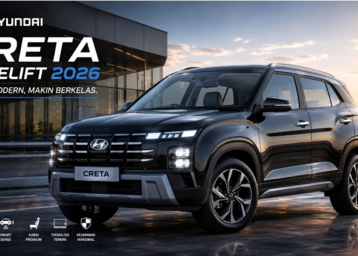 Makin Modern dan Berkelas, Hyundai Creta Facelift 2026 Siap Memanjakan Pengemudi di Segala Perjalanan