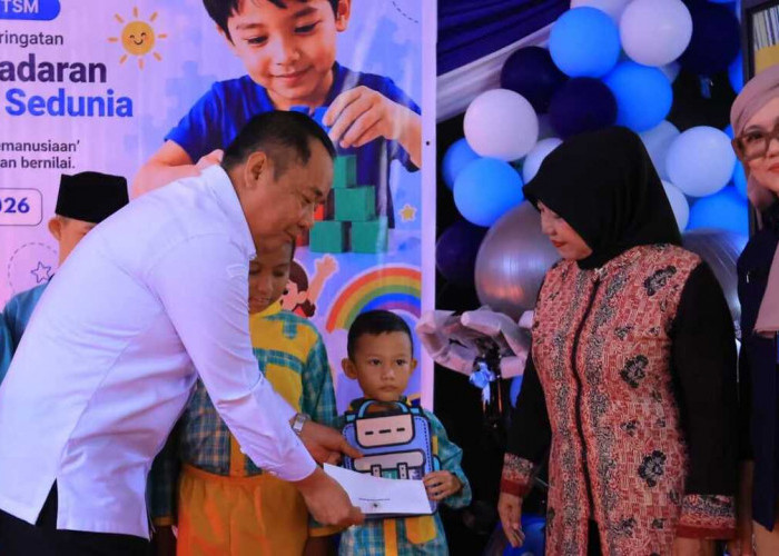 Wagub Sumsel Cik Ujang Apresiasi Kepedulian PT TSM terhadap Anak Berkebutuhan Khusus