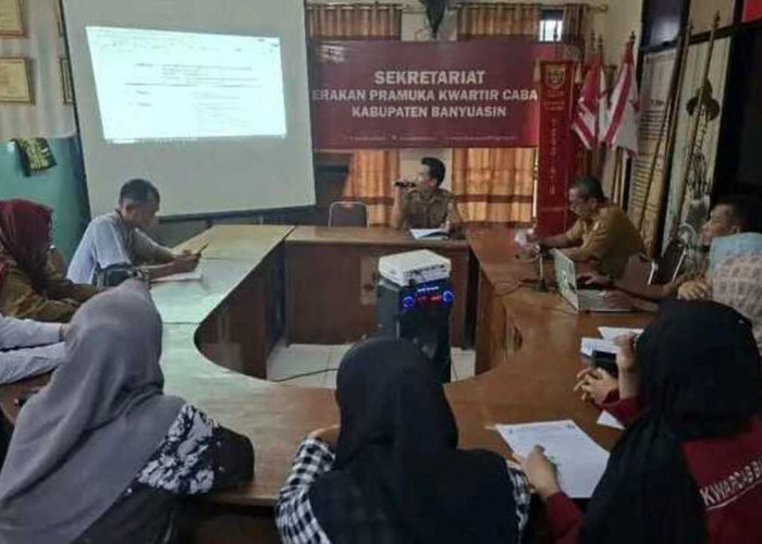 Matangkan Persiapan Jamcab V Banyuasin, Kwarcab Banyuasin Gelar Rapat Pemantapan Panitia dan Rapat Teknis