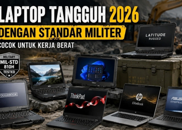 7 Laptop Tangguh 2026 dengan Standar Militer, Cocok untuk Kerja Berat