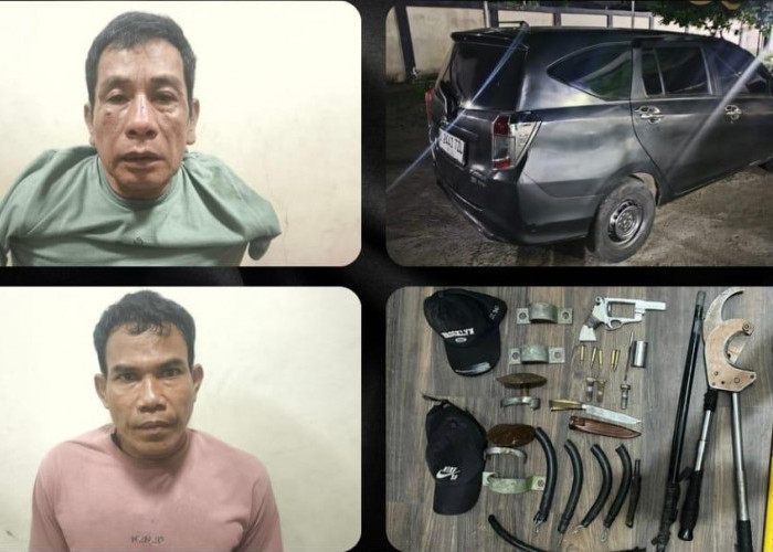 Penerangan Jalan di Sekitar Pemkab Banyuasin Lumpuh, Polisi Tangkap Pencuri Kabel, Ini Tampangnya!