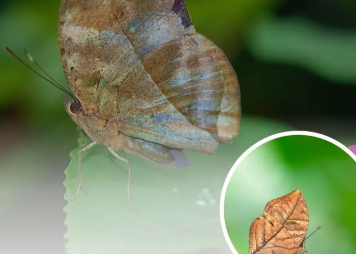 Mengenal Kallima inachus, Kupu-Kupu dengan Sayap Tercantik dan Kamuflase Ekstrem