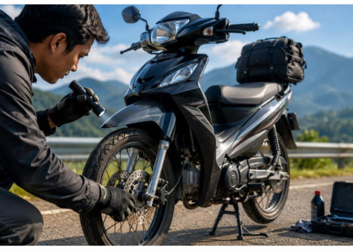 Jangan Nekat Touring Jauh Pakai Motor Bebek! Cek 10 Komponen Ini Sebelum Berangkat
