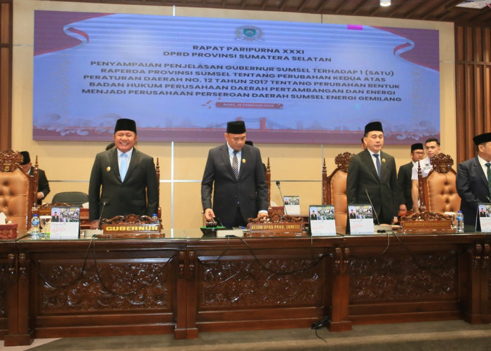 Raperda Perubahan PT Sumsel Energi Gemilang Diajukan, Perkuat Landasan Hukum Pembangunan Pelabuhan Baru