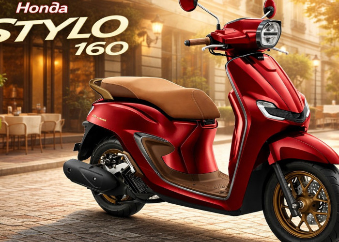 New Honda Stylo 160 Tampil Lebih Mewah, Skutik Retro Modern yang Siap Mencuri Perhatian