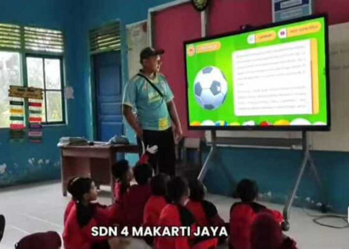 Proses Pembelajaran PJOK di SDN 4 Makarti Jaya  Memanfaatkan IFP