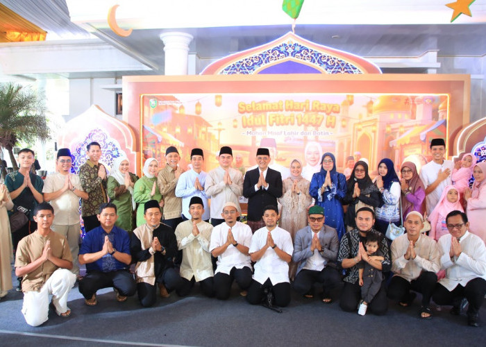 Sekda Sumsel Gelar Open House Idul Fitri, Pererat Silaturahmi dengan Masyarakat