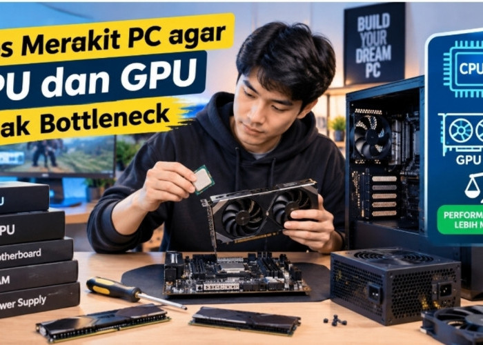 Jangan Asal Pilih Komponen! Ini Tips Merakit PC agar CPU dan GPU Tidak Bottleneck