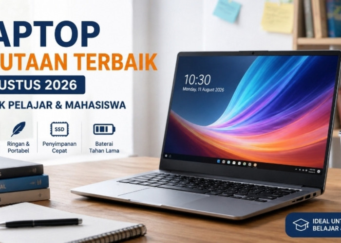 Laptop Murah 5 Jutaan 2026 dengan RAM 8GB dan SSD, Pilihan untuk Anak Kuliahan