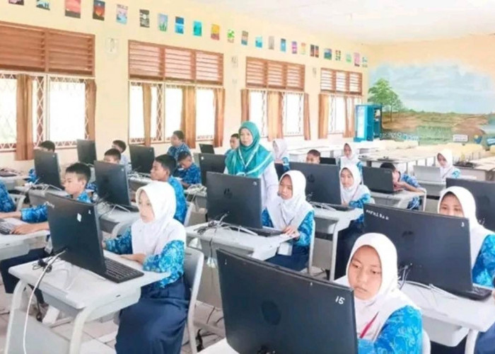 Try Out Asesmen Sumatif Akhir Jenjang di SMPN 2 Banyuasin III Sudah Dilaksanakan