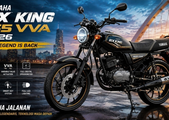 Legenda Bangkit! Yamaha RX King 155 VVA 2026 Tawarkan Performa Gahar dengan Teknologi Masa Kini