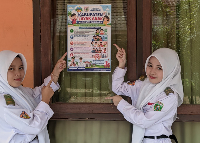 Pelajar Banyuasin Dapat Edukasi, Dukungan Kabupaten Layak Anak Makin Kuat