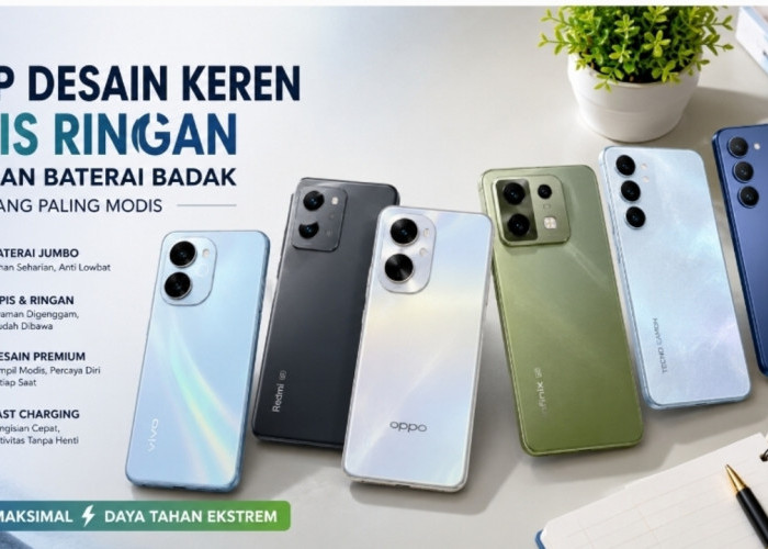 HP Tipis Rasa Flagship! Ini 7 Smartphone Modis dengan Baterai Badak untuk Aktivitas Seharian