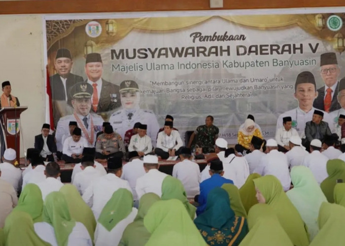 Kyai Haji Syamsu Rihal Kembali Terpilih sebagai Ketua Umum MUI Banyuasin Periode 2025-2030