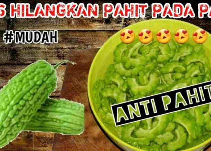 Tips Ampuh Menghilangkan Rasa Pahit pada Pare Tanpa Garam