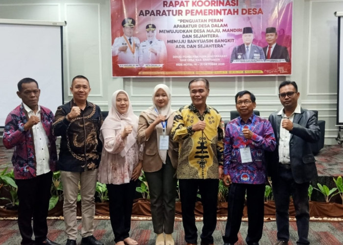 Rapat Koordinasi Aparatur Pemerintah Desa: Wujudkan Desa Maju, Mandiri, dan Sejahtera Menuju Banyuasin Bangkit
